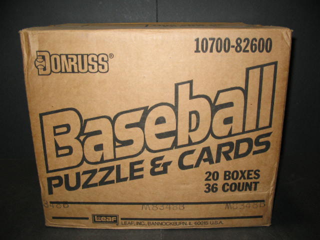 1989 Donruss Baseball Unopened Wax Case (20 Box) (Sealed)