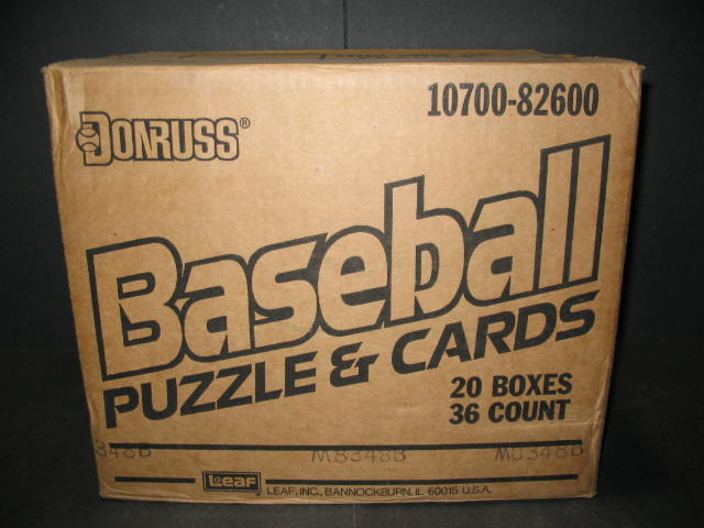 1989 Donruss Baseball Unopened Wax Case (20 Box)