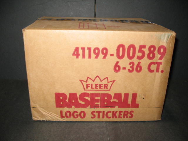 1989 Fleer Baseball Unopened Wax Case (6 Box) (00589)