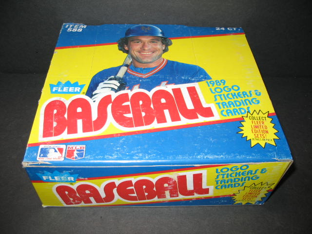 1989 Fleer Baseball Unopened Cello Box