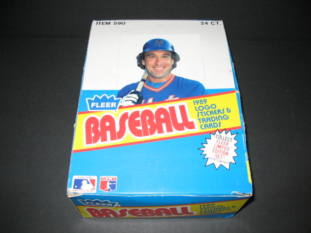 1989 Fleer Baseball Unopened Rack Box