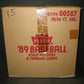 1989 Fleer Baseball Unopened Wax Case (20 Box)