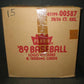 1989 Fleer Baseball Unopened Wax Case (20 Box) (Authenticate)