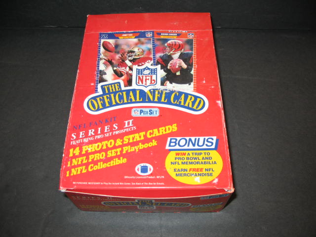 1989 Pro Set Football Series 2 Box