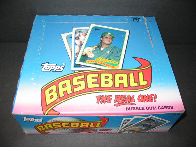 1989 Topps Baseball Unopened Cello Box