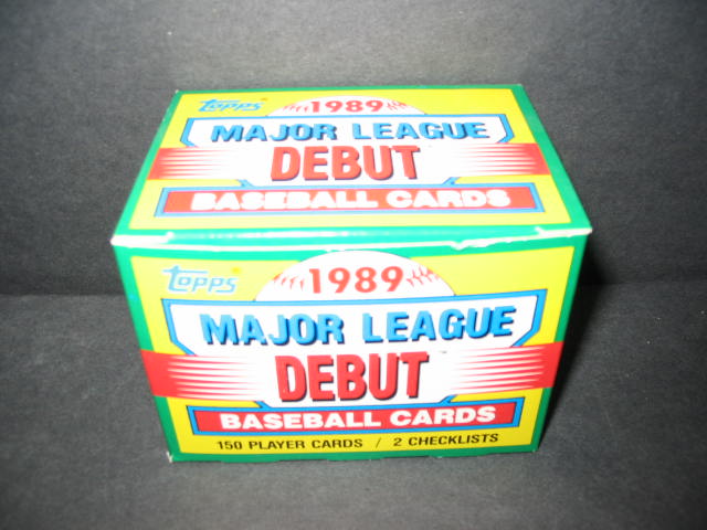1989 Topps Baseball Major League Debut Factory Set