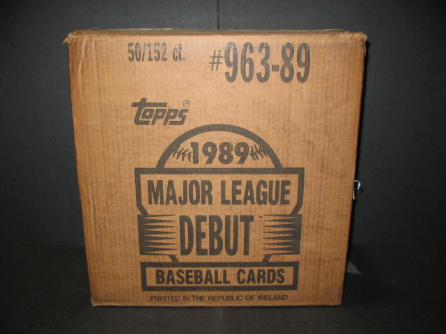 1989 Topps Baseball Major League Debut Factory Set Case (50 Sets)