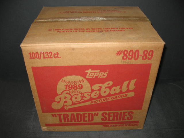 1989 Topps Baseball Traded Factory Set Case (100 Sets) (Authenticate)