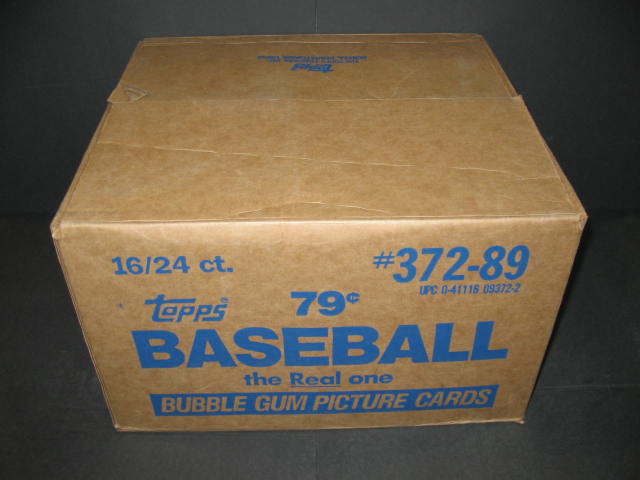 1989 Topps Baseball Cello Case (16 Box) (372-89)