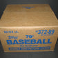 1989 Topps Baseball Cello Case (16 Box) (372-89)