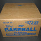 1989 Topps Baseball Cello Case (16 Box) (Sealed)
