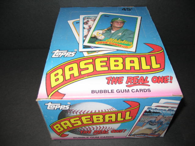 1989 Topps Baseball Unopened Wax Box