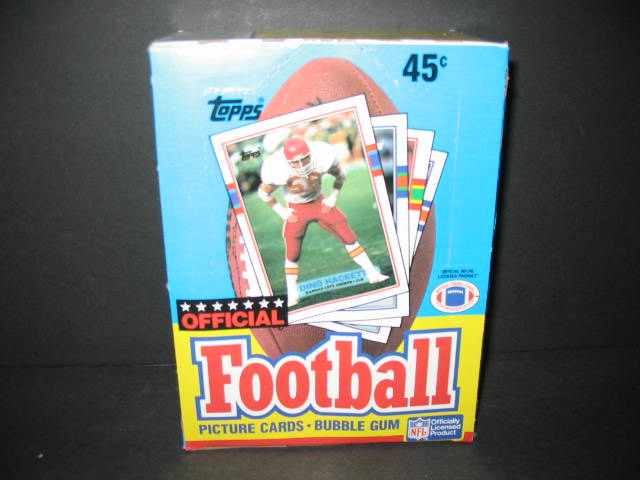 1989 Topps Football Unopened Wax Box