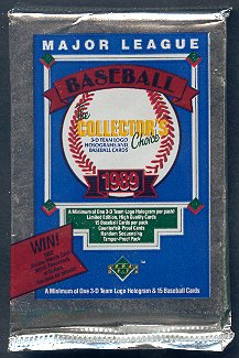 1989 Upper Deck Baseball Low Series Unopened Pack