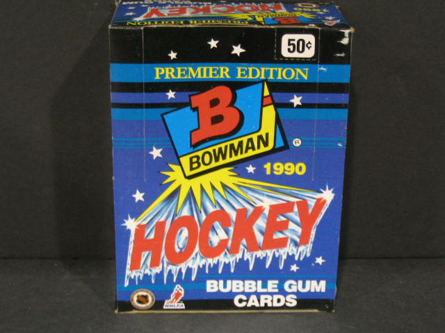 1990/91 Bowman Hockey Unopened Wax Box