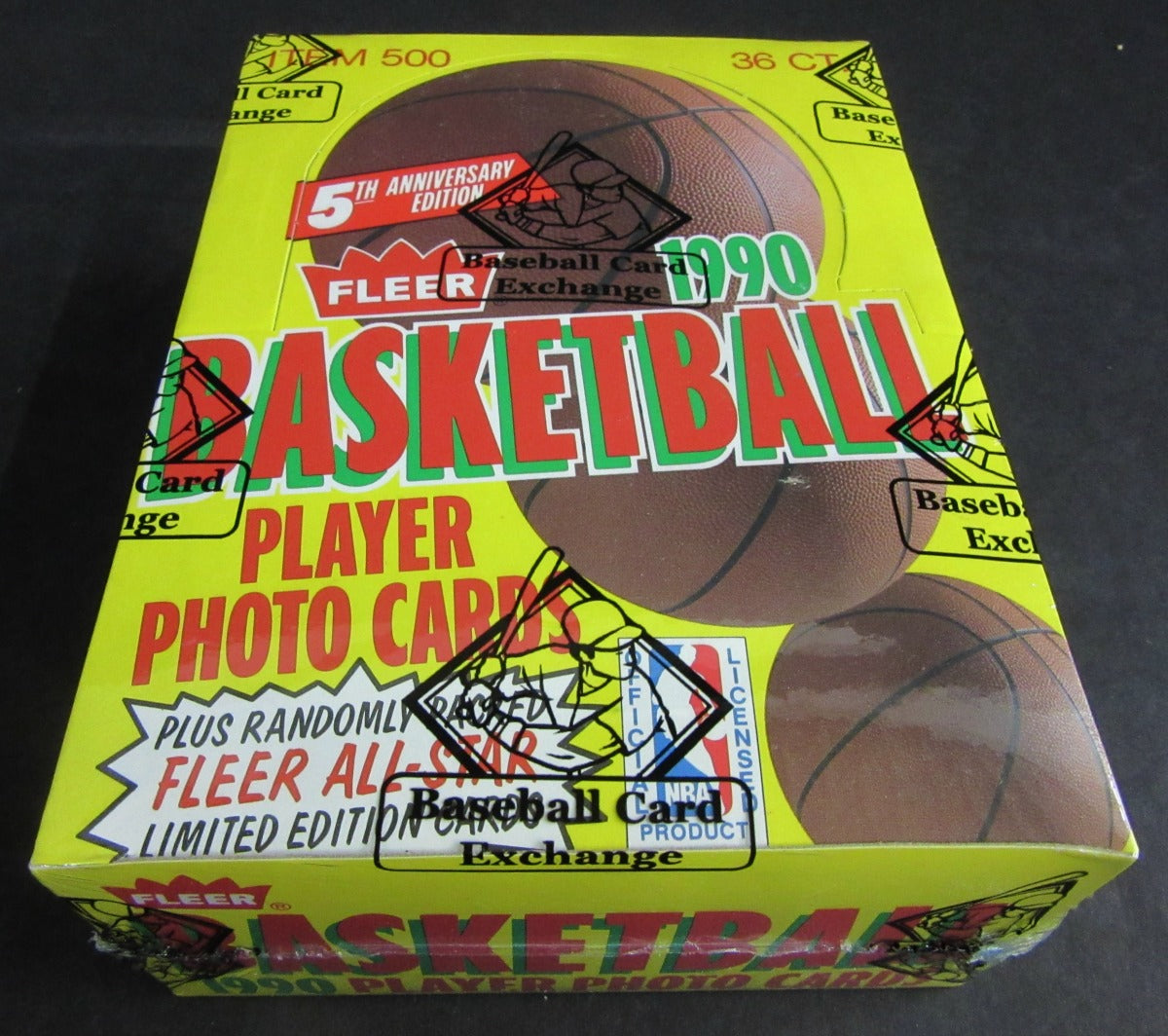 1990/91 Fleer Basketball Unopened Wax Box (BBCE)