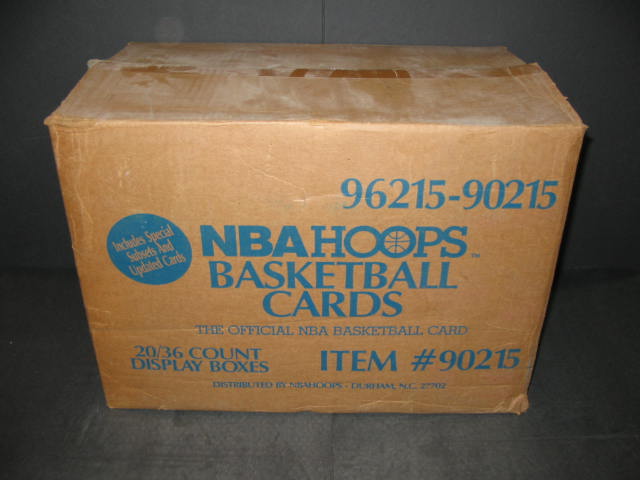 1990/91 Hoops Basketball Series 2 Case (20 Box)