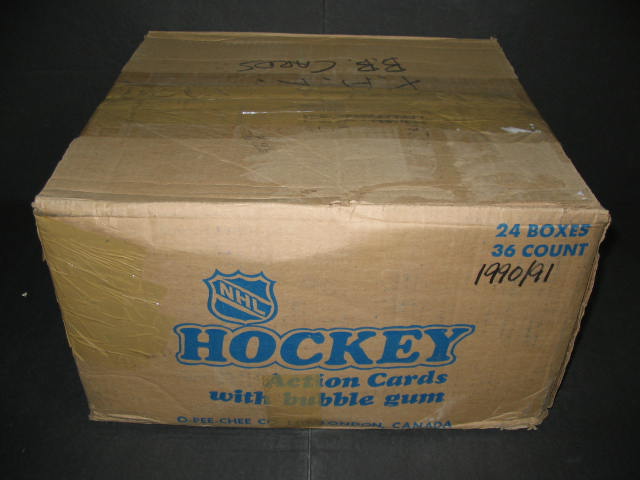 1990/91 OPC O-Pee-Chee Hockey Unopened Wax Case (24 Box) (Sealed)