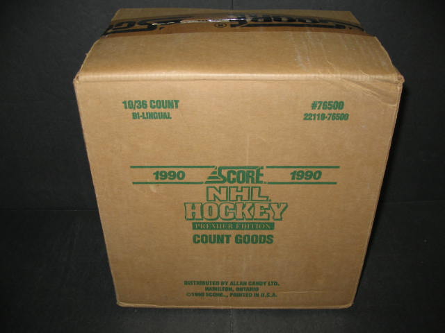 1990/91 Score Hockey Case (Canadian) (10 Box)