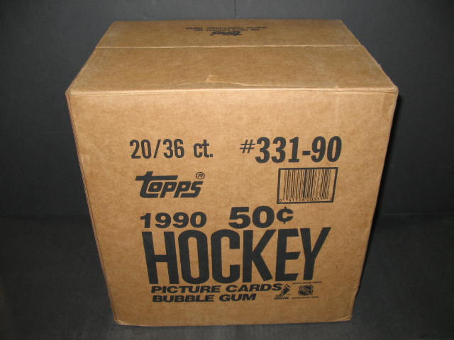 1990/91 Topps Hockey Unopened Wax Case (20 Box) (NFS)