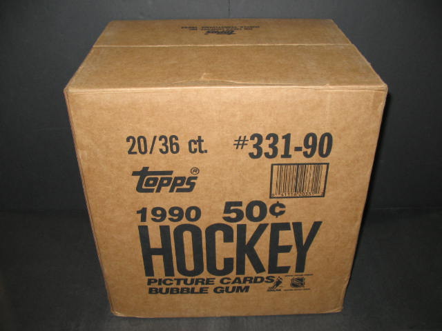 1990/91 Topps Hockey Unopened Wax Case (20 Box)