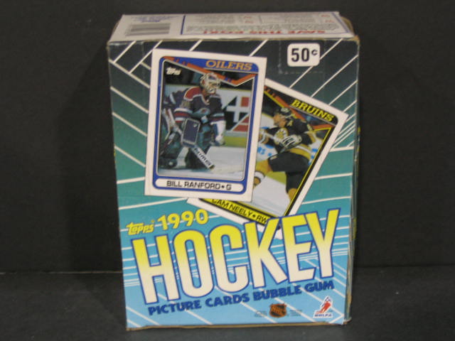 1990/91 Topps Hockey Unopened Wax Box