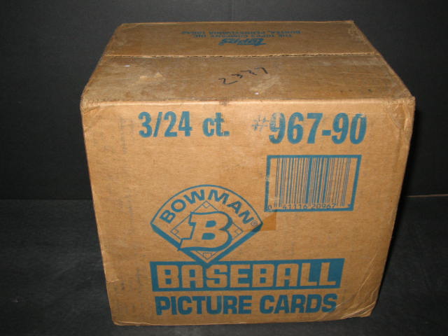 1990 Bowman Baseball Rack Pack Case (3 Box)