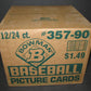 1990 Bowman Baseball Jumbo Case (12 Box)