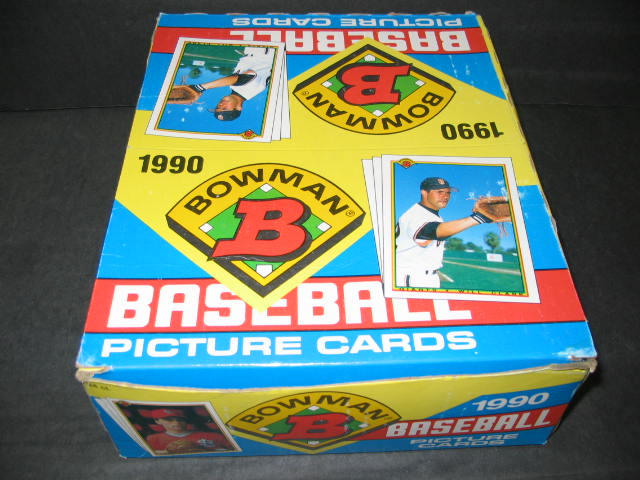 1990 Bowman Baseball Rack Box