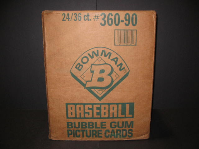 1990 Bowman Baseball Unopened Wax Case (24 Box)