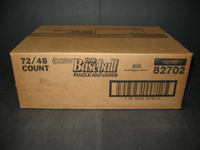 1990 Donruss Baseball Unopened Rack Pack Case (Sealed) (82702)