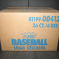 1990 Fleer Baseball Unopened Wax Case (6 Box) (00413)