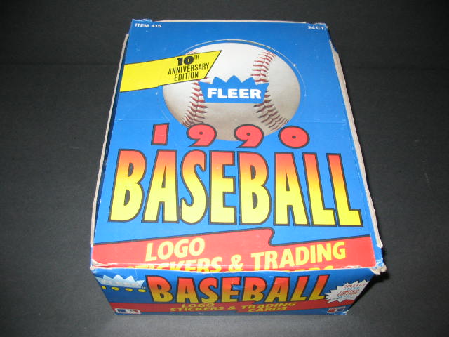 1990 Fleer Baseball Unopened Rack Pack (Authenticate)