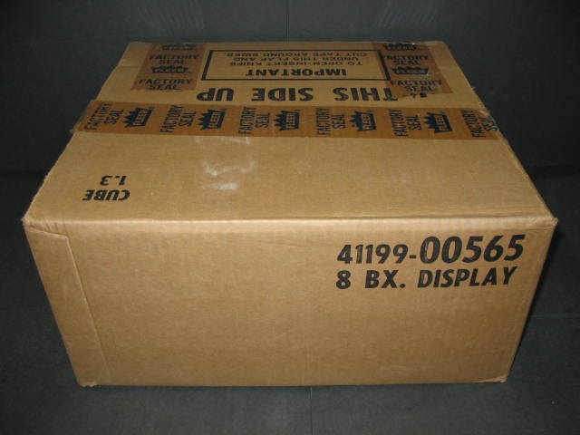 1990 Fleer Football Jumbo Case (8 Box) (00565)