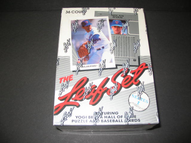 1990 Leaf Baseball Series 1 Box