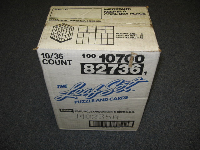 1990 Leaf Baseball Series 2 Case (10 Box) (Authenticate)