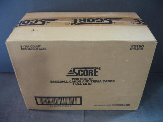 1990 Score Baseball Factory Set Case (8 Sets)