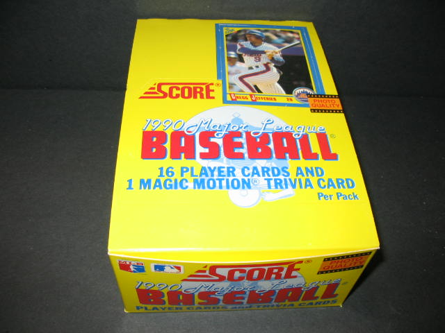 1990 Score Baseball Box