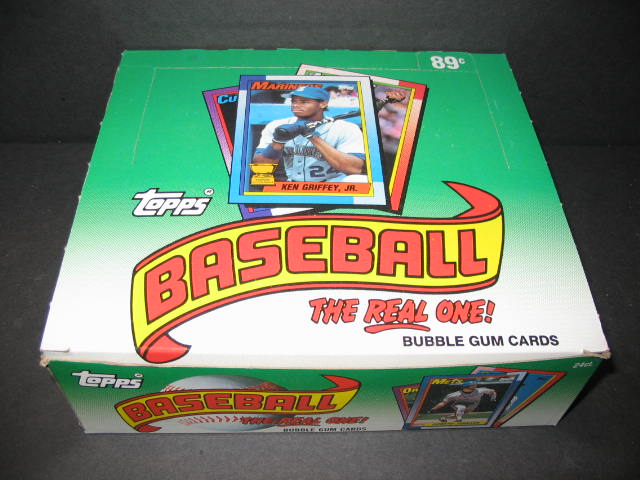 1990 Topps Baseball Unopened Cello Box