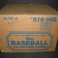 1990 Topps Baseball Factory Set Case (Holiday) (16 Sets)
