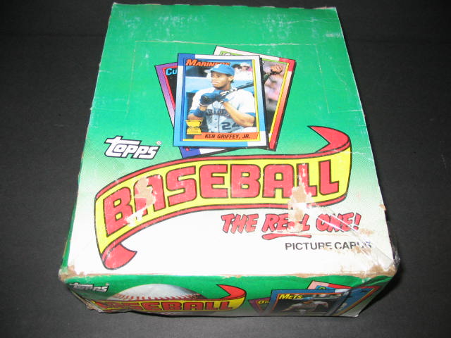 1990 Topps Baseball Unopened Rack Box