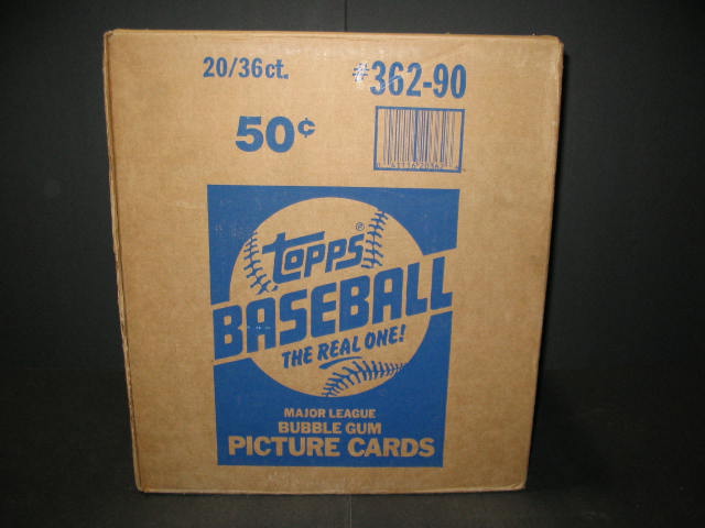 1990 Topps Baseball Unopened Wax Case (20 Box)