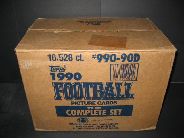 1990 Topps Football Factory Set Case (16 Sets)
