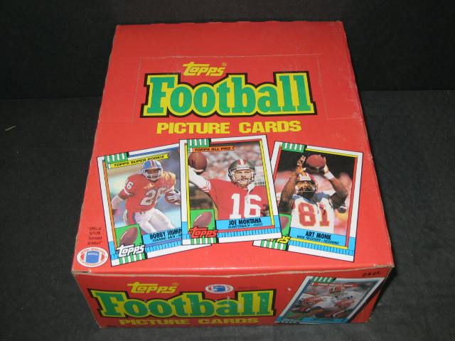 1990 Topps Football Unopened Rack Box