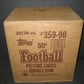 1990 Topps Football Unopened Wax Case (20 Box) (359-90)