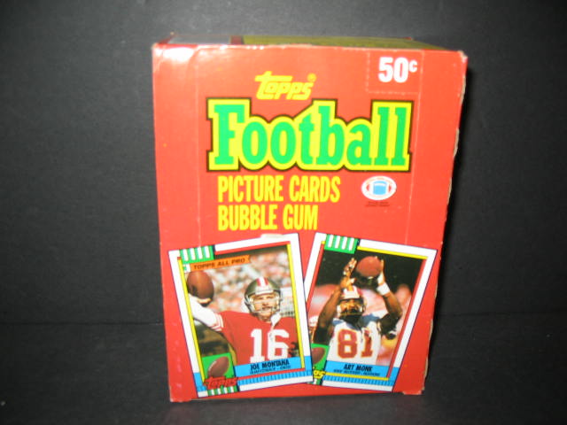 1990 Topps Football Unopened Wax Box