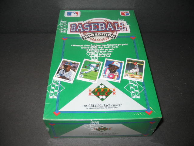1990 Upper Deck Baseball Low Series Box