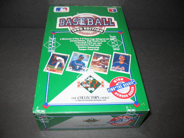 1990 Upper Deck Baseball High Series Box