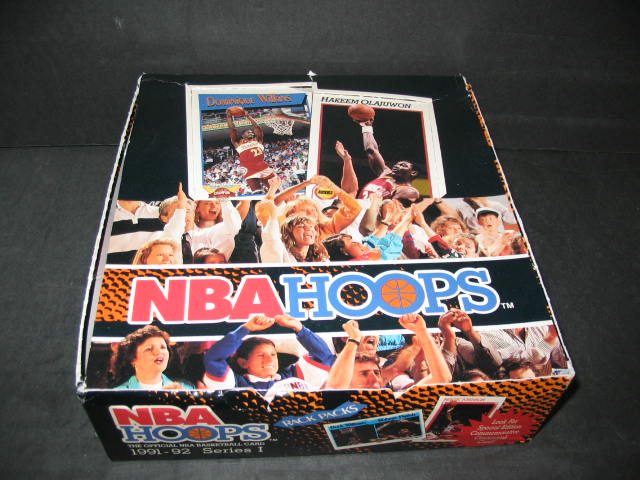 1991/92 Hoops Basketball Series 1 Rack Box