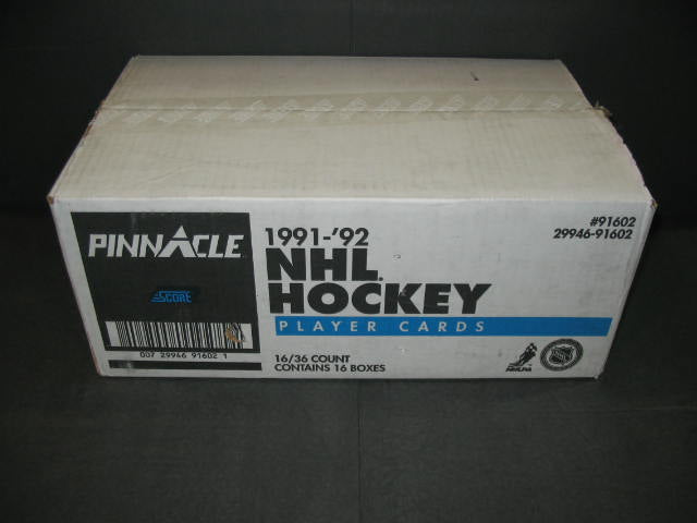 1991/92 Pinnacle Hockey Case (English) (16 Box) (91602)